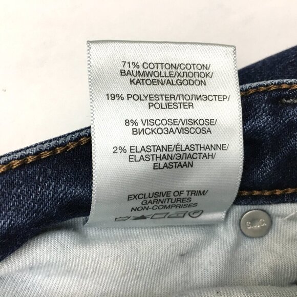 Silver Jeans Women's Most Wanted Skinny Distressed size 31 x 29 - Picture 8 of 9